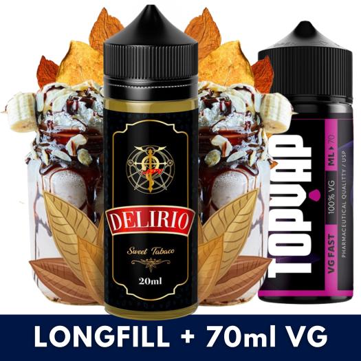 Aroma Delirio 20ml/120 (Longfill) Alquimia para Vapers + 70ml VG Fast