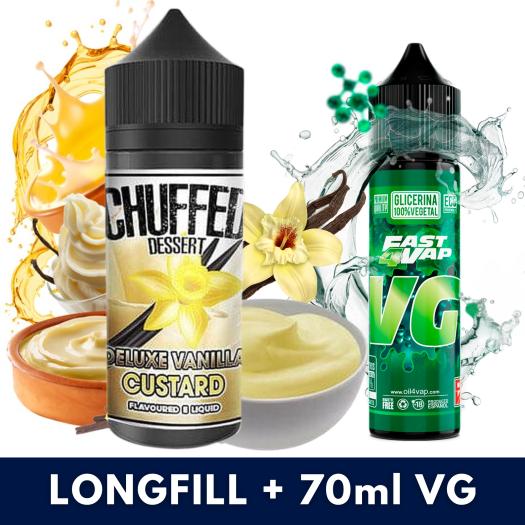 Aroma Deluxe Vanilla Custard 24ml (Longfill) - Chuffed + VG FAST 70ML Aroma Deluxe Vanilla Custard 24ml (Longfill) - Chuffed + VG FAST 70ML