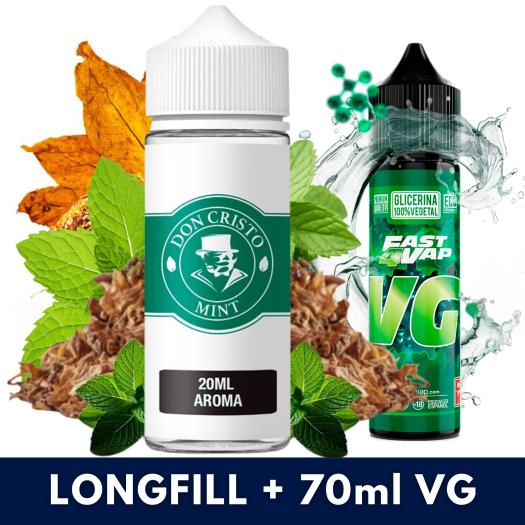 Aroma Don Cristo Mint 20ml/120 (Longfill) + VG FAST 70ML Aroma Don Cristo Mint 20ml/120 (Longfill) + VG FAST 70ML