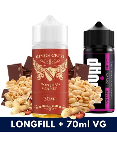 Aroma Don Juan Peanut 30ml/120 (Longfill) Kings Crest + 70ml VG Fast