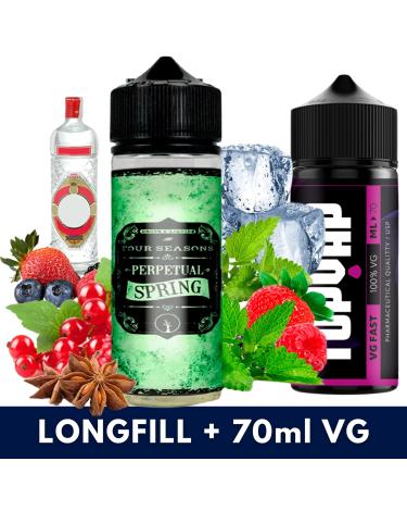 Aroma Drops Perpetual Spring 40ml/120 Longfill + 70ml VG Fast
