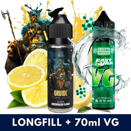 Aroma Druide 12.5ml (Longfill) Tribal Force + VG FAST 70ML Aroma Druide 12.5ml (Longfill) Tribal Force + VG FAST 70ML