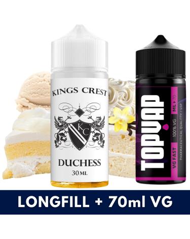 Aroma Duchess 30ml/120 (Longfill) Kings Crest + 70ml VG Fast