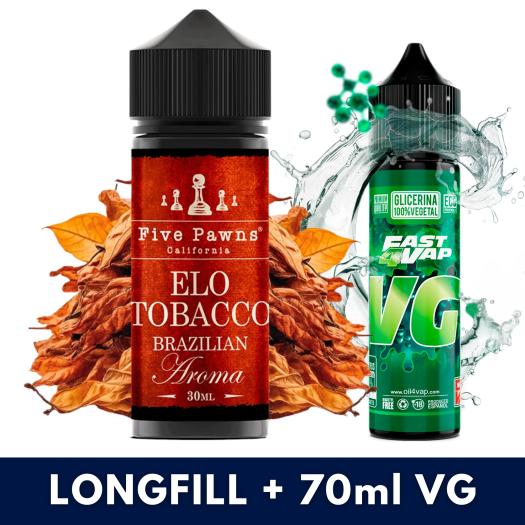 Aroma Elo Tobacco 30ml (Longfill) Five Pawns + VG FAST 70ML