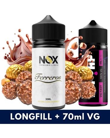 Aroma Ferreros 30ml (Longfill) - Nox + 70ml VG Fast
