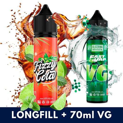 Aroma FIZZY COLA 16ml (Longfill) Oil4Vap + VG FAST 70ML