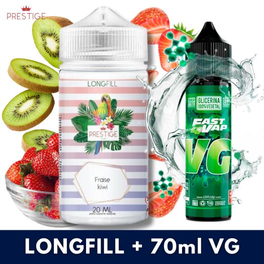 Aroma Fraise Kiwi 20ml (Longfill) - Prestige + VG FAST 70ML Aroma Fraise Kiwi 20ml (Longfill) - Prestige + VG FAST 70ML