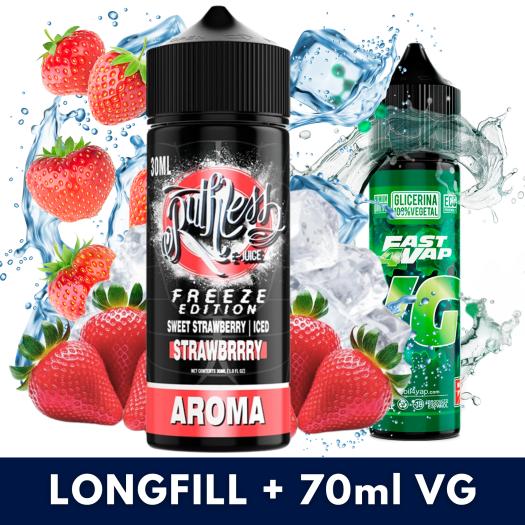 Aroma Strawbrry Freeze Edition 30ml/120 (Longfill) Ruthless + VG FAST 70ML