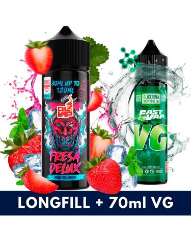 Aroma Fresa Deluxe 30ml/120 (Longfill) Kabuki + VG Fast 70ml