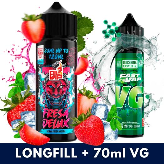 Aroma Fresa Deluxe 30ml/120 (Longfill) Kabuki + VG Fast 70ml
