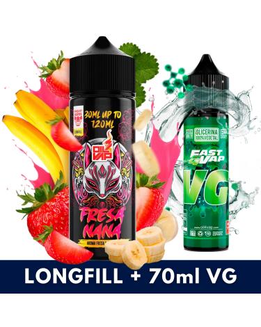 Aroma Fresanana 30ml/120 (Longfill) Kabuki + VG Fast 70ml