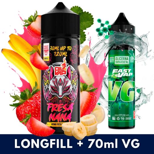 Aroma Fresanana 30ml/120 (Longfill) Kabuki + VG Fast 70ml