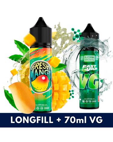 Aroma FRESH MANGO 16ml (Longfill) Oil4Vap + VG FAST 70ML