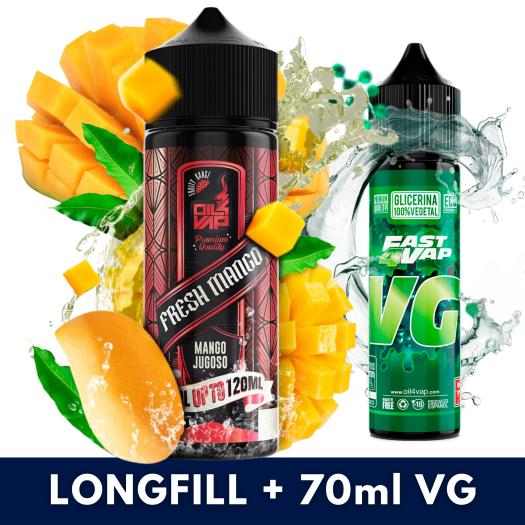 Aroma FRESH MANGO 30ml/120 (Longfill) - Oil4Vap + 70ml VG Fast