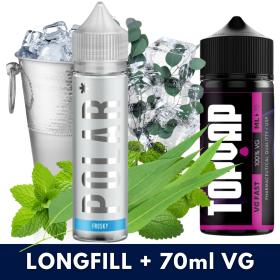 Aroma Frosky 10ml/60 (Longfill) Polar + 70ml VG Fast