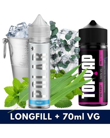 Aroma Frosky 10ml/60 (Longfill) Polar + 70ml VG Fast