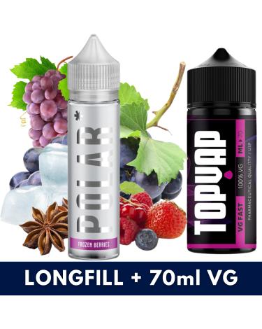 Aroma Frozen Berries 10ml/60 (Longfill) Polar + 70ml VG Fast