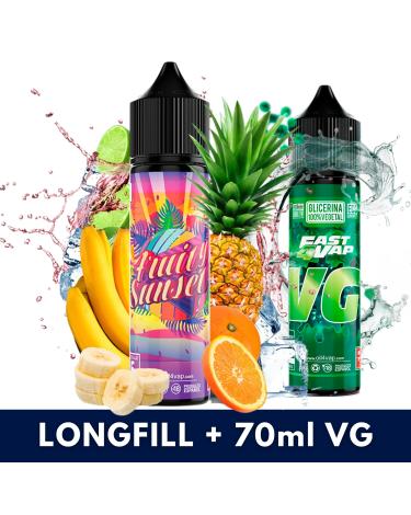 Aroma FRUITY SUNSET 16ml (Longfill) Oil4Vap + VG FAST 70ML