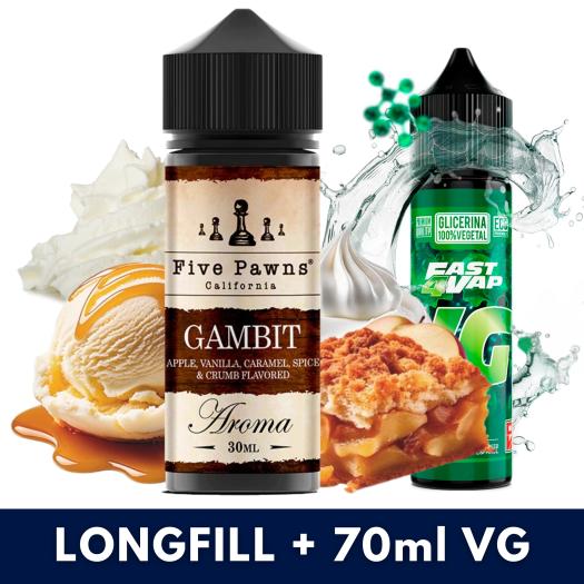 Aroma Gambit 30ml (Longfill) Five Pawns + VG FAST 70ML Aroma Gambit 30ml (Longfill) Five Pawns + VG FAST 70ML
