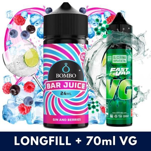 Aroma Gin & Berries Ice 24ml (Longfill) - Bombo Bar Juice + VG FAST 70ML Aroma Gin & Berries Ice 24ml (Longfill) - Bombo Bar Juice + VG FAST 70ML