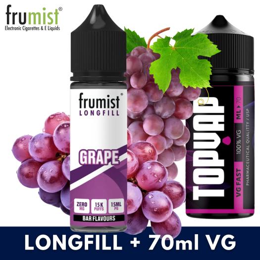 Aroma GRAPE 15ml/60 (Longfill) Frumist + 70ml VG Fast Aroma GRAPE 15ml/60 (Longfill) Frumist + 70ml VG Fast