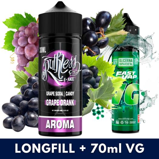 Aroma Grape Drank 30ml/120 (Longfill) Ruthless + VG FAST 70ML