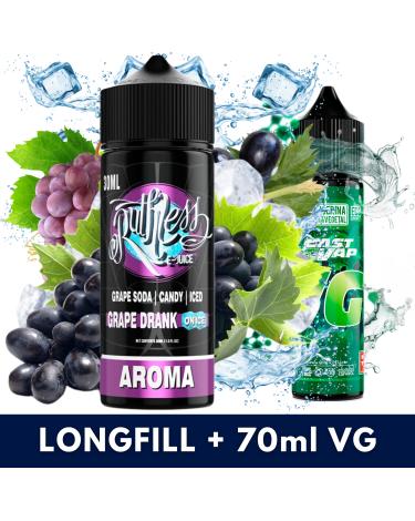 Aroma Grape Drank ON ICE 30ml/120 (Longfill) Ruthless + VG FAST 70ML