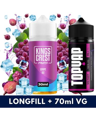 Aroma Grape Ice 30ml/120 (Longfill) Kings Crest + 70ml VG Fast