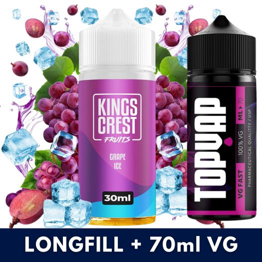 Aroma Grape Ice 30ml/120 (Longfill) Kings Crest + 70ml VG Fast
