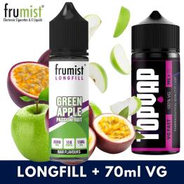 Aroma GREEN APPLE PASSION 15ml/60 (Longfill) Frumist + 70ml VG Fast