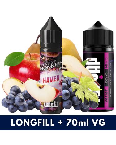 Aroma Haven 10ml (Longfill) Twelve Monkeys + VG FAST 70ML