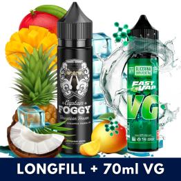 Aroma Hawaiian Haven 10ml/60 (Longfill) Captain Foggy + VG FAST 70ML