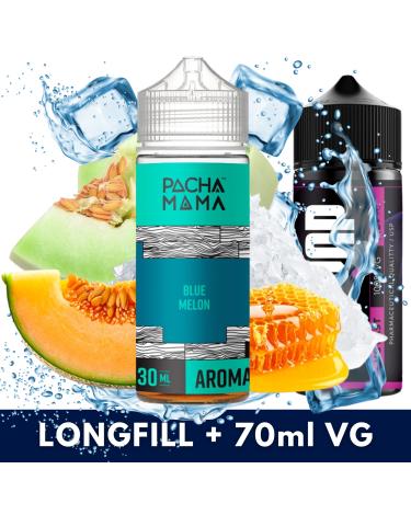 Aroma Ice Blue Melon 30ml/120 (Longfill) Pachamama + 70ml VG Fast