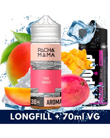 Aroma Ice Pink Mango 30ml/120 (Longfill) Pachamama + 70ml VG Fast