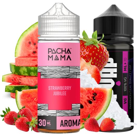 Aroma Ice Strawberry Jubilee 30ml/120 (Longfill) Pachamama + 70ml VG