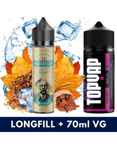 Aroma Ice Tobacco 6ml/60 (Longfill) Sigarillo + 70ml VG Fast