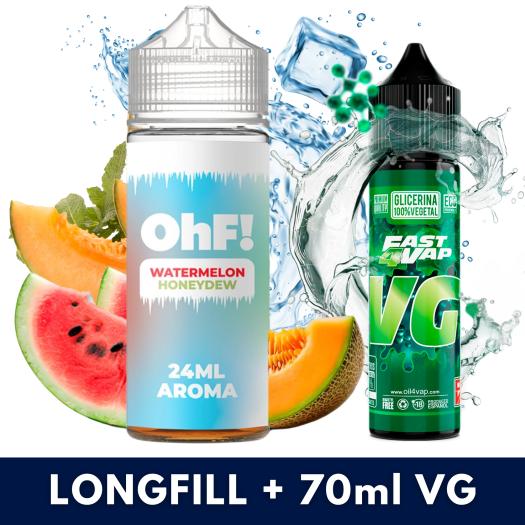 Aroma Ice Watermelon Honeydew 24ml/120 (Longfill) OhF! + VG FAST 70ML