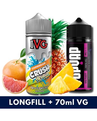 Aroma IVG Caribbean Crush 24ml/120 (Longfill) + 70ml VG Fast
