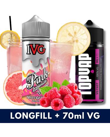 Aroma IVG Pink Lemonade 24ml/120 (Longfill) + 70ml VG Fast