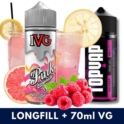 Aroma IVG Pink Lemonade 24ml/120 (Longfill) + 70ml VG Fast