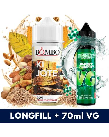 Aroma Kijote 30ml/120 (Longfill) Bombo + VG FAST 70ML