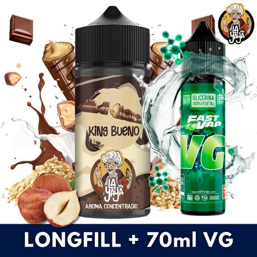 Aroma King Bueno 30ml/120 (Longfill) La Yaya + VG FAST 70ML Aroma King Bueno 30ml/120 (Longfill) La Yaya + VG FAST 70ML