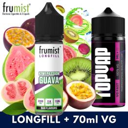 Aroma KIWI PASSION GUAVA 15ml/60 (Longfill) Frumist + 70ml VG Fast