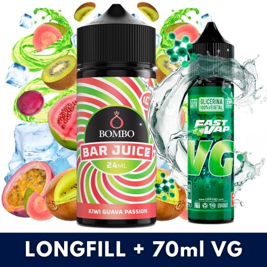 Aroma Kiwi Guava Passion Ice 24ml (Longfill) - Bombo Bar Juice + VG FAST 70ML