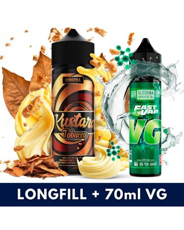 Aroma Kustard Tobacco 30ml/120 (Longfill) Kustard + 70ml VG Fast