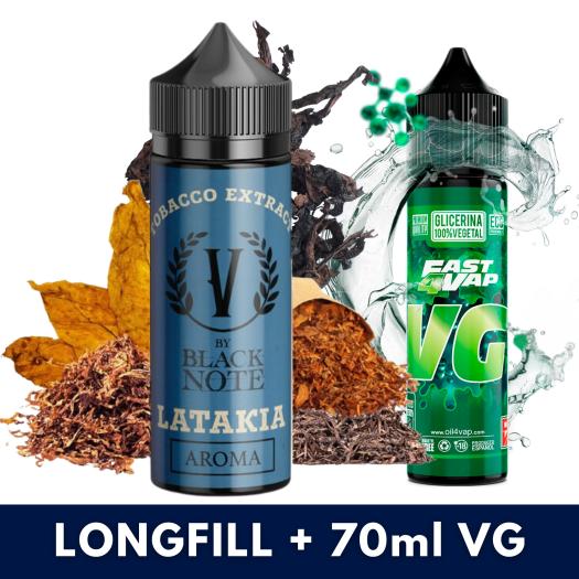 Aroma Latakia 10ml/100 (Longfill) V by Black Note + VG FAST 70ML