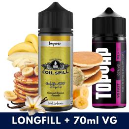 Aroma Layover 24ml/120 (Longfill) - Coil Spill + 70ml VG Fast