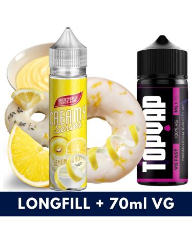 Aroma Lemon Donut 10ml/60 (Longfill) Dexter's Juice Lab + 70ml VG Fast
