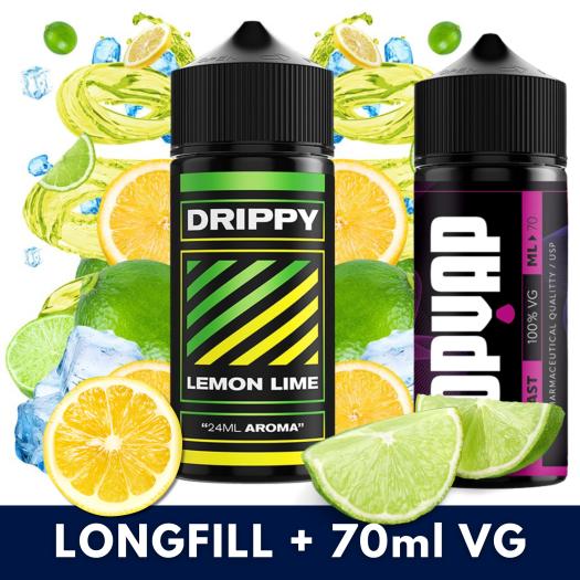 Aroma Lemon Lime 24ml (Longfill) Drippy + 70ml VG Fast