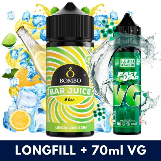 Aroma Lemon Lime Soda Ice 24ml (Longfill) - Bombo Bar Juice + VG FAST 70ML Aroma Lemon Lime Soda Ice 24ml (Longfill) - Bombo Bar Juice + VG FAST 70ML